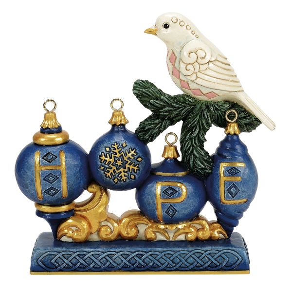 Blue & Gold Hope with Dove Fig Online Hot Sale