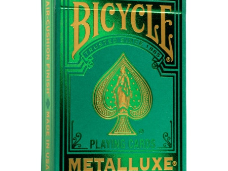 Bicycle Playing Cards - Metalluxe Holiday Green Fashion