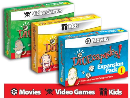 Dicecapades! 2nd Edition Expansion Pack: Kids (Yellow Box) Discount