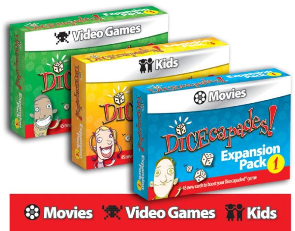 Dicecapades! 2nd Edition Expansion Pack: Kids (Yellow Box) Discount