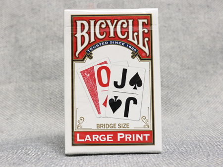 Bicycle Playing Cards - Bridge Size Large Print Online