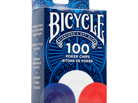 Bicycle - Plastic Poker Chips 2 Gram (100ct) Cheap