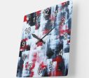 Abstract Expressionist Art Wall Clock by ArtClocks  Rift  Blankenship New Decor Gift Online now