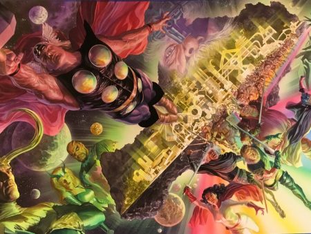 Alex Ross SIGNED Asgard Universe Thor Giclee Print on Canvas Limited Edition Cheap