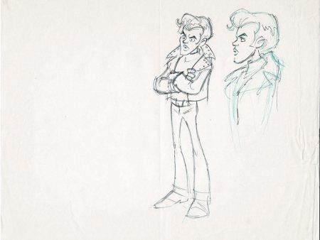 GREASE Cartoon Production Animation Character Model Drawing from Ralph Bakshi A-44 Online Sale