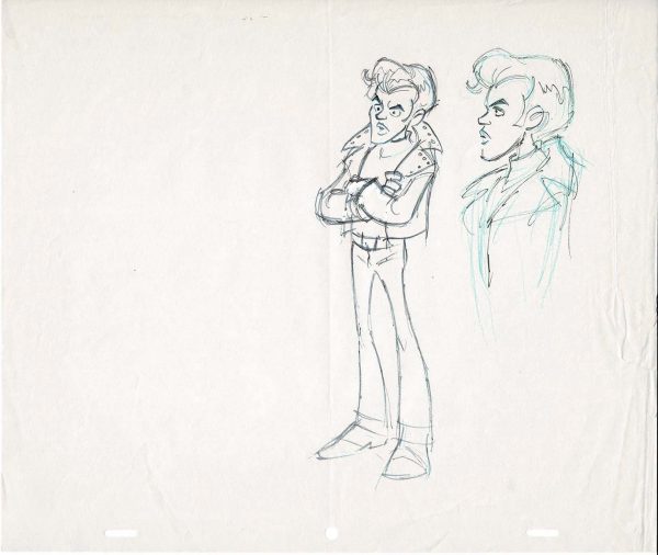 GREASE Cartoon Production Animation Character Model Drawing from Ralph Bakshi A-44 Online Sale