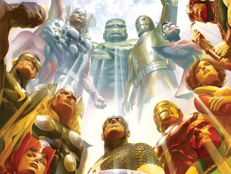 Alex Ross SIGNED Earths Mightiest Heroes Giclee Print on Canvas Limited Edition Online Hot Sale