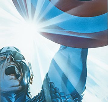 Alex Ross SIGNED Captain America Triumphant Marvel Giclee Print on Paper Limited Edition Cheap