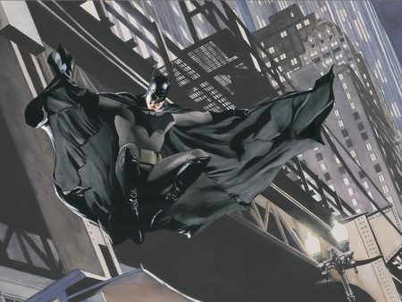 Alex Ross SIGNED Descent on Gotham Batman NYCC 2021 Exclusive Fine Art Print on Paper Artist Proof Version Limited Edition of 50 For Discount