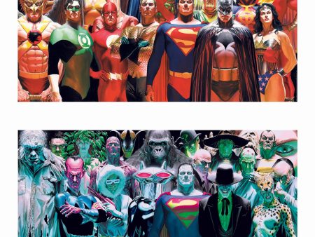 2 LOT Alex Ross SIGNED DC Infinitely NYCC 2022 Exclusive Limited Edition Paper Prints Online