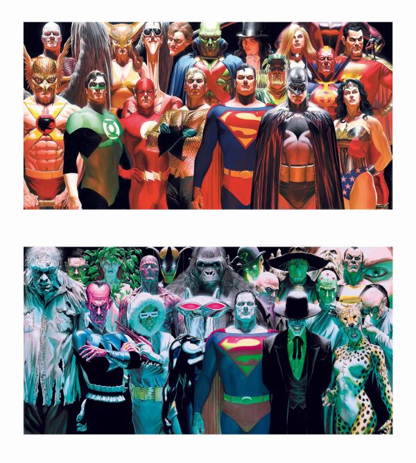 2 LOT Alex Ross SIGNED DC Infinitely NYCC 2022 Exclusive Limited Edition Paper Prints Online