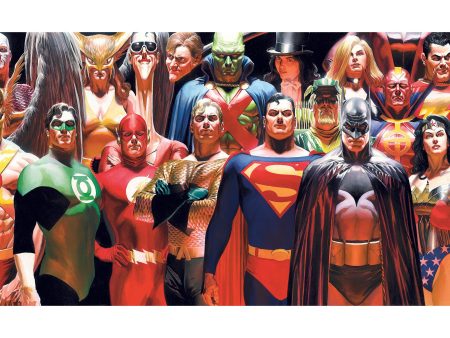 Alex Ross SIGNED DC Infinitely Heroic NYCC 2022 Exclusive Limited Edition Paper Print Cheap