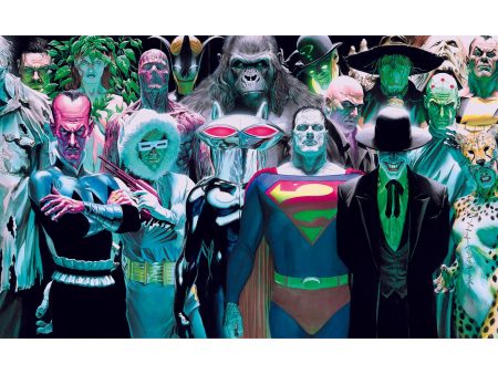 Alex Ross SIGNED DC Infinitely Evil NYCC 2022 Exclusive Limited Edition Paper Print on Sale