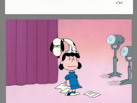 PEANUTS Snoopy s Audition Limited Edition of 65 Animation Cel AND TWO Storyboard Prints - one is Signed by Larry Leichliter mlc17 For Sale