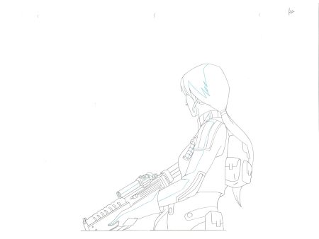 G.I. Joe Resolute Scarlett Production Animation Cel Drawing 2009 A-013 For Sale