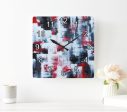 Abstract Expressionist Art Wall Clock by ArtClocks  Rift  Blankenship New Decor Gift Online now