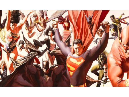 Alex Ross SIGNED DC Unleashed SDCC 2022 Exclusive Print on Paper Limited Edition Online now