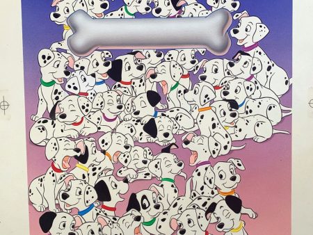 101 Dalmatians Walt Disney McDonalds Happy Meal Box Design Art 1991 HUGE Cheap