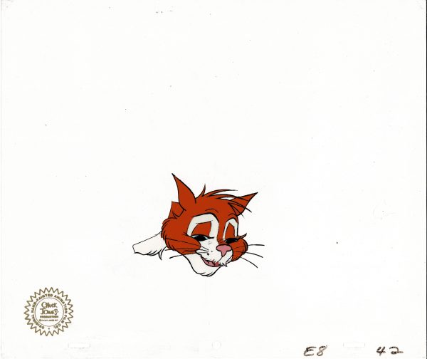 Yankee Doodle Cricket Harry the Cat by Chuck Jones 1975 Original Production Animation Cel With Studio Seal 42 For Sale