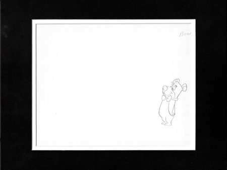 Yogi Bear Boo Boo Production Animation Cel Drawing Hanna Barbera 1970s Signed? 337 Online