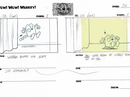 Wow! Wow! Wubbzy! Walden Original Production storyboard NICKELODEON 2006-2010 p262 Discount